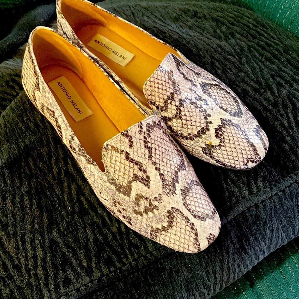 Antonio Melani snake skinned shoes - Picture 1 of 3